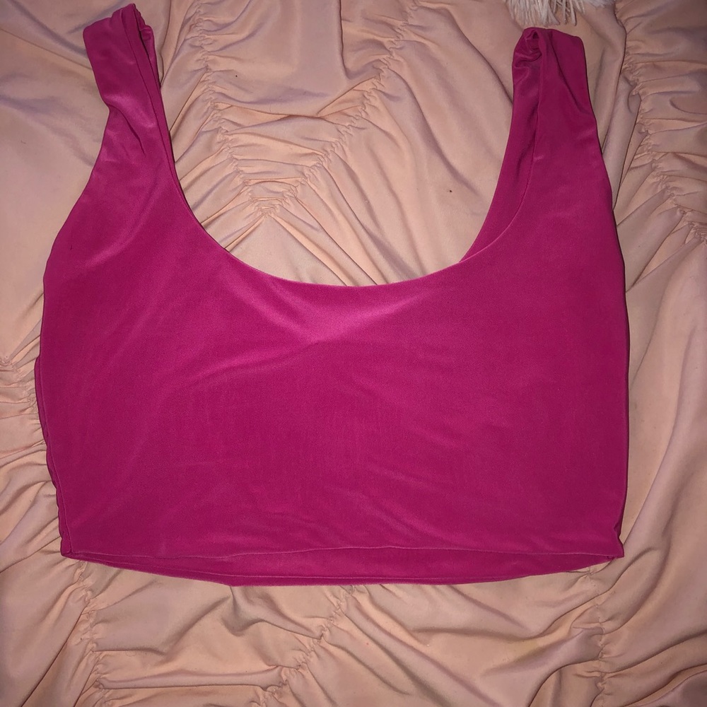 Pink Crop Top